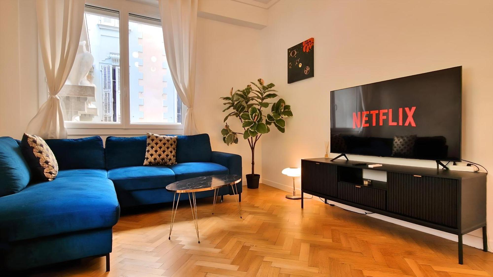 Jazzy Et Spacieux Appartement Prom Des Anglais 尼斯 外观 照片